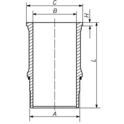 Vložka valcov MAHLE 227 WN 68 01 - obr. 1