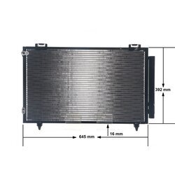 Kondenzátor klimatizácie MAHLE AC 789 000S - obr. 11