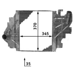 Chladič plniaceho vzduchu MAHLE CI 65 000P - obr. 3