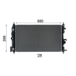 Chladič motora MAHLE CR 1011 000P - obr. 10