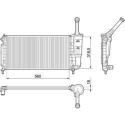 Chladič motora MAHLE CR 1104 000S - obr. 18