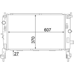 Chladič motora MAHLE CR 1499 000S