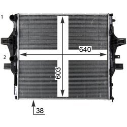 Chladič motora MAHLE CR 2088 000P - obr. 13