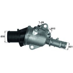 Termostat chladenia MAHLE TI 115 88