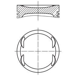 Piest MAHLE 001 PI 00175 000 - obr. 1