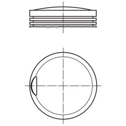 Piest MAHLE 002 28 01 - obr. 1