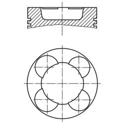 Piest MAHLE 003 54 12 - obr. 1