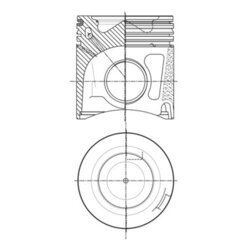 Piest MAHLE 007 PI 00147 000 - obr. 1