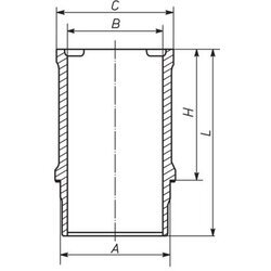 Vložka valcov MAHLE 039 WN 15 00 - obr. 1