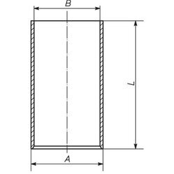 Vložka valcov MAHLE 043 WV 11 00 - obr. 1