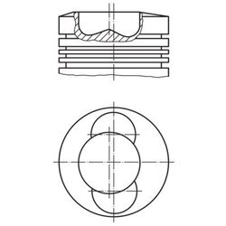 Piest MAHLE 099 33 00 - obr. 1