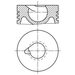 Piest MAHLE 228 86 00 - obr. 1