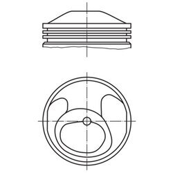 Piest MAHLE 503 81 00 - obr. 1