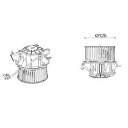 Vnútorný ventilátor MAHLE AB 339 000P