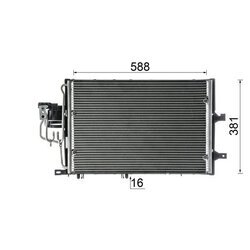 Kondenzátor klimatizácie MAHLE AC 310 000S - obr. 9