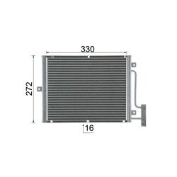 Kondenzátor klimatizácie MAHLE AC 317 000P - obr. 11