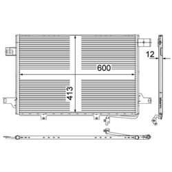 Kondenzátor klimatizácie MAHLE AC 452 000P - obr. 2