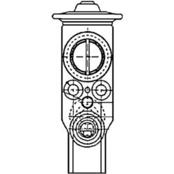 Expanzný ventil klimatizácie MAHLE AVE 59 000P - obr. 1