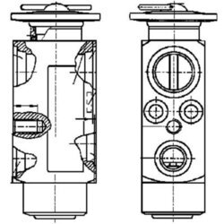 Expanzný ventil klimatizácie MAHLE AVE 88 000P - obr. 1