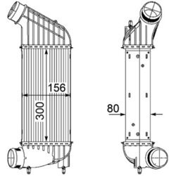 Chladič plniaceho vzduchu MAHLE CI 181 000P - obr. 3