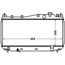 Chladič motora MAHLE CR 1252 000S - obr. 1