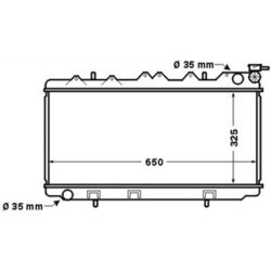 Chladič motora MAHLE CR 1484 000S