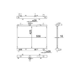 Chladič motora MAHLE CR 1583 000S