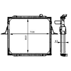 Chladič motora MAHLE CR 699 000P - obr. 3