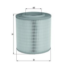 Vzduchový filter MAHLE LX 3143