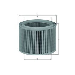 Vzduchový filter MAHLE LX 486