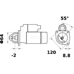 Štartér MAHLE MS 344 - obr. 1