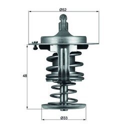 Termostat chladenia MAHLE TX 82 80D