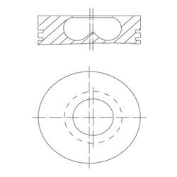 Piest MAHLE 007 04 00 - obr. 1