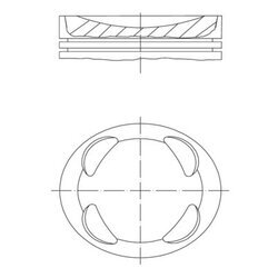 Piest MAHLE 081 PI 00104 000 - obr. 1