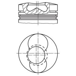 Piest MAHLE 099 PI 00133 000 - obr. 1