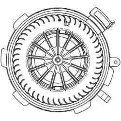 Vnútorný ventilátor MAHLE AB 89 000P - obr. 1