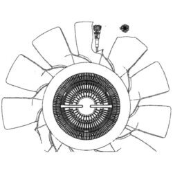 Ventilátor chladenia motora MAHLE CFF 495 000P - obr. 1