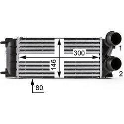 Chladič plniaceho vzduchu MAHLE CI 528 000P - obr. 10