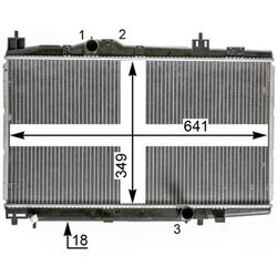 Chladič motora MAHLE CR 2017 000P - obr. 13