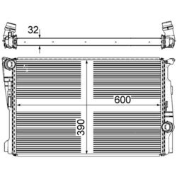 Chladič motora MAHLE CR 876 000P