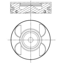 Piest MAHLE 001 PI 00183 000 - obr. 1