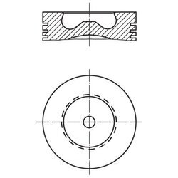 Piest MAHLE 015 81 01 - obr. 1