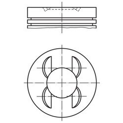 Piest MAHLE 028 PI 00153 000 - obr. 1