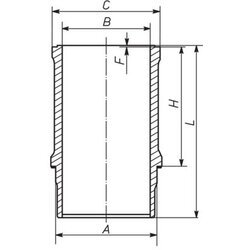 Vložka valcov MAHLE 061 LW 00118 001 - obr. 1