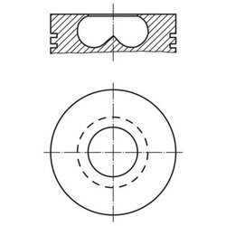 Piest MAHLE 233 16 00 - obr. 1