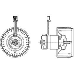 Vnútorný ventilátor MAHLE AB 71 000P - obr. 1