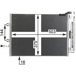 Kondenzátor klimatizácie MAHLE AC 721 000P - obr. 8