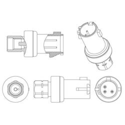 Tlakový spínač klimatizácie MAHLE ASE 6 000P - obr. 2