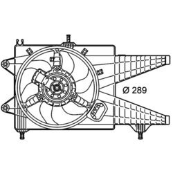 Ventilátor chladenia motora MAHLE CFF 156 000P - obr. 1