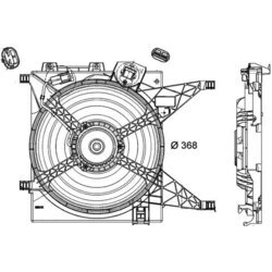 Ventilátor chladenia motora MAHLE CFF 191 000P - obr. 1